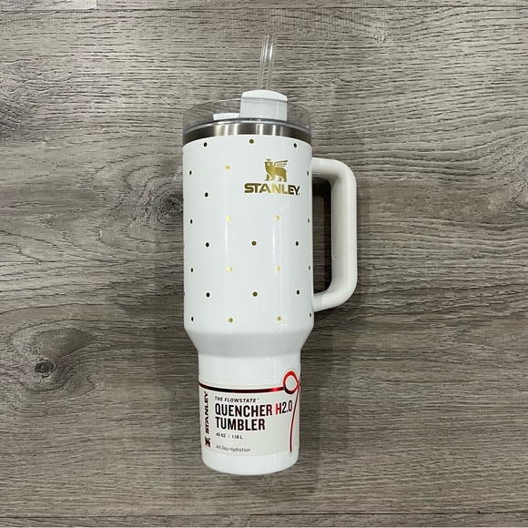 Stanley Quencher 40 OZ Tumbler (Frost Polka Dot) - Picture 2 of 9